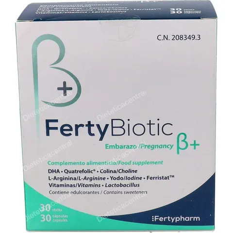 Fertypharm fertybiotic embarazo beta 30 sticks + 30 caps – imagen 3