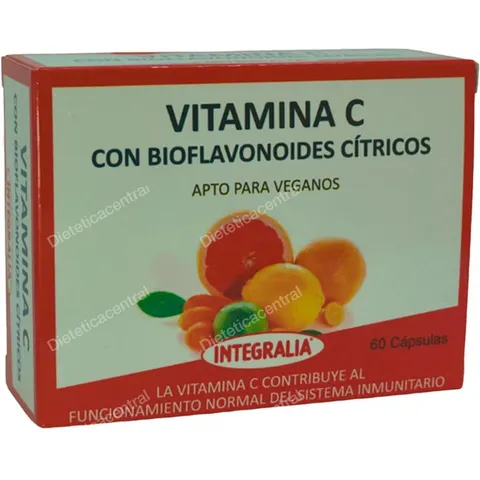 Integralia vitamina c con bioflavonoides citricos 60cap. – imagen 2