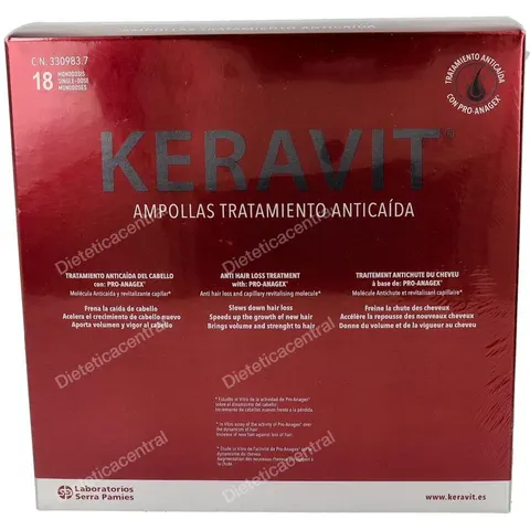 Keravit tratamiento anticaida 18amp. – imagen 3