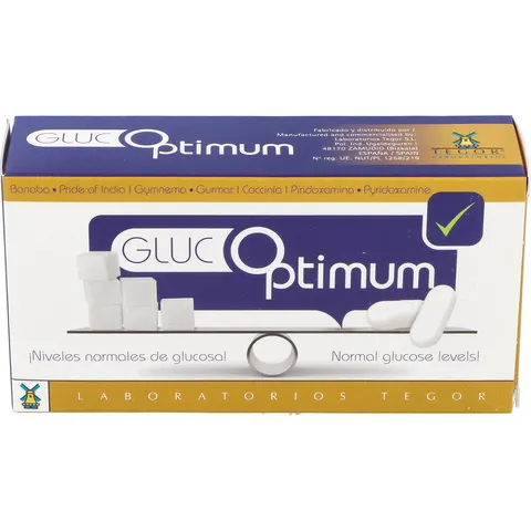 Laboratorios Tegor Glucoptimum suplemento 60 capsulas – imagen 2