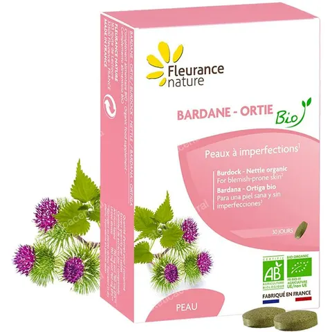 Fleurance Nature Bardana Ortiga Bio 30 Comprimidos – imagen 2