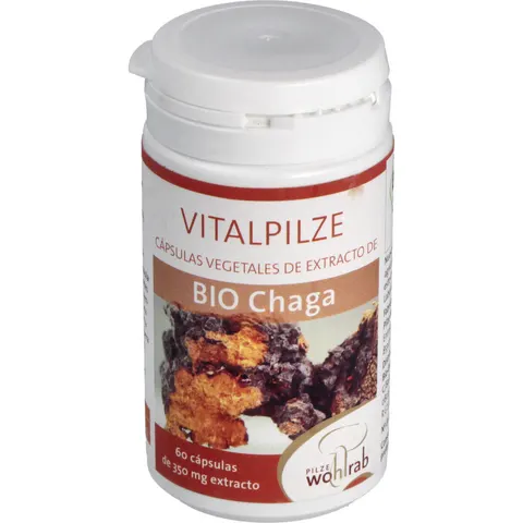 Pilze Wohlrab Biochaga 60 Cápsulas – imagen 2