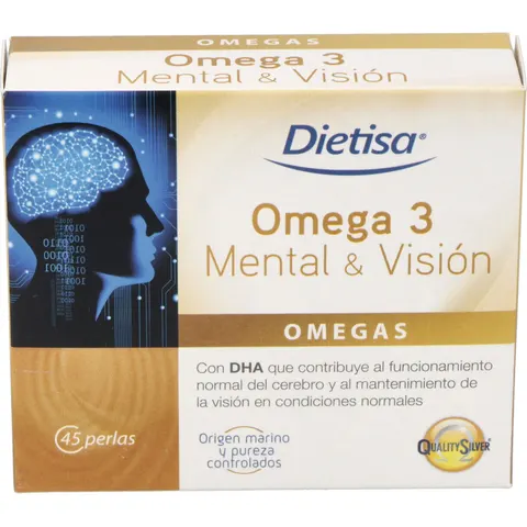 Dietisa omega 3 mental y vision 45perlas – imagen 2