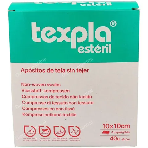 Texpla apósito esteril 10x10 cm 5 uds – imagen 2