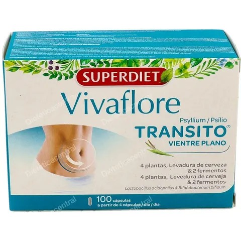 Superdiet Vivaflore Transit 400mg 100caps – imagen 2