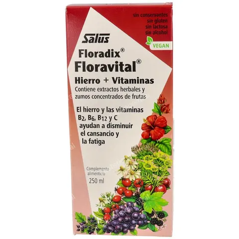 Floradix Hierro + Vitaminas 250ml – imagen 3