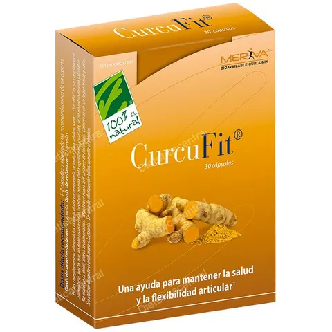 100% Natural CurcuFit 30 Cápsulas – imagen 2