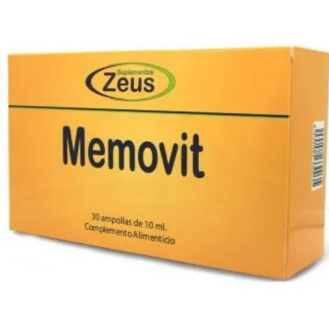 Suplementos Zeus Memovit 30 ampollas – imagen 2