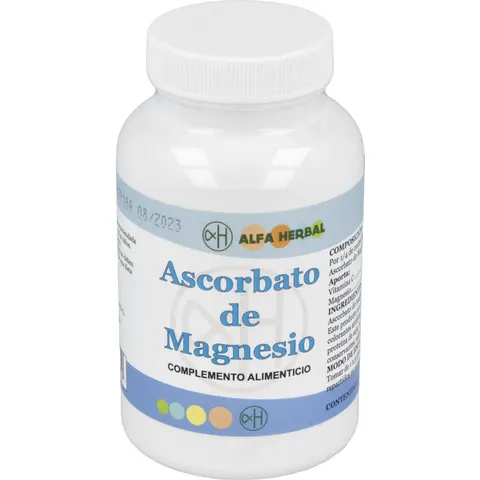 Alfa Herbal Ascorbato de Magnesio Polvo 200g – imagen 2