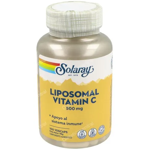 Solaray liposomal vitamina c 500mg. 100cap. – imagen 2