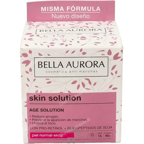 Bella aurora age solution antiarrugas + antimanchas 50ml. – imagen 2