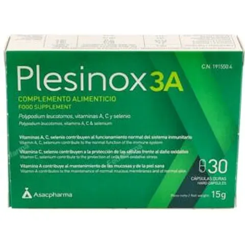 Asacpharma Plesinox 3A 30caps – imagen 3