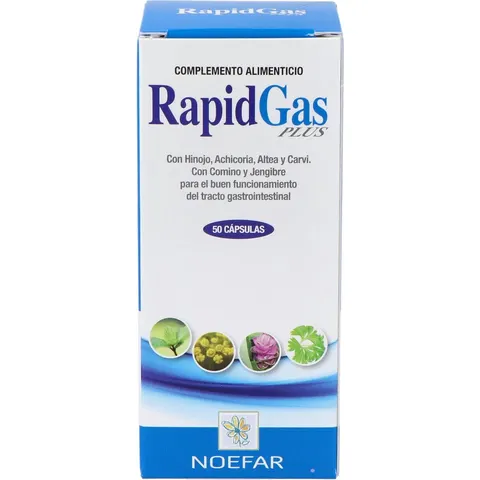 NOEFAR RapidGas Plus 50 caps – imagen 2