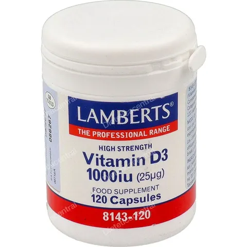 Lamberts Vit D3 1000 Iu 120 caps – imagen 3