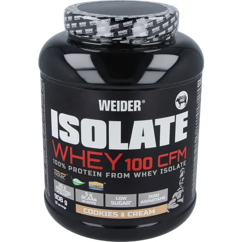 Weider isolate whey 100 cfm cookies 908gr. – imagen 3