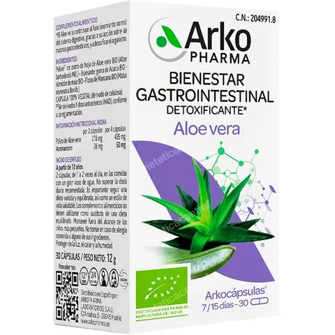 Arkopharma Aloe Vera 50mg x30Cápsulas – imagen 3