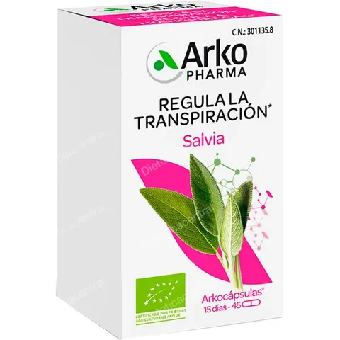 Arkopharma salvia 45arkocapsulas. bio – imagen 2