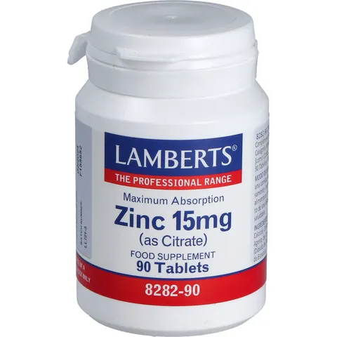 Lamberts ZINC 15mg 90 Tabs – imagen 2