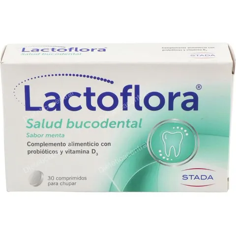 Lactoflora salud bucodental menta 30 comp – imagen 3