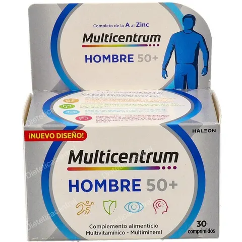 Multicentrum Hombre 50+ 30 Comprimidos – imagen 3
