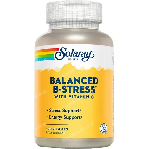 Solaray nutritionally balanced b-stress 100cap. – imagen 2