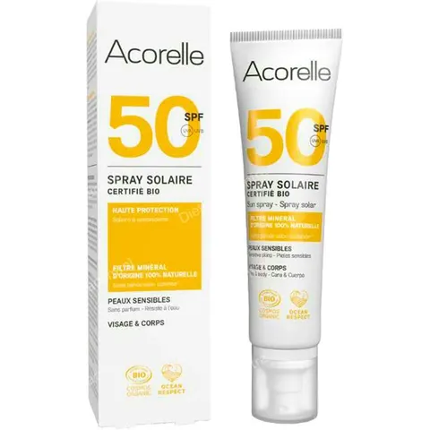 Acorelle Spray Solar SPF50 BIO 100ml – imagen 2