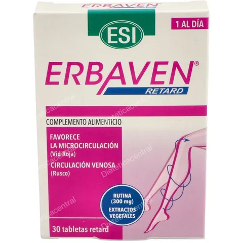 Trepat Diet Erbaven Retard 30 comp – imagen 3
