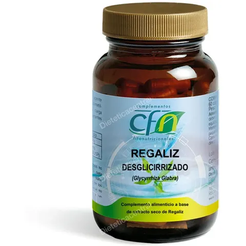 Cfn regaliz desglicirrizado 60 capsulas – imagen 2