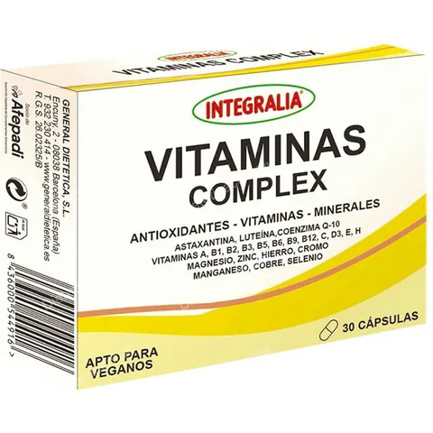 Integralia vitaminas complex 30cap. – imagen 2