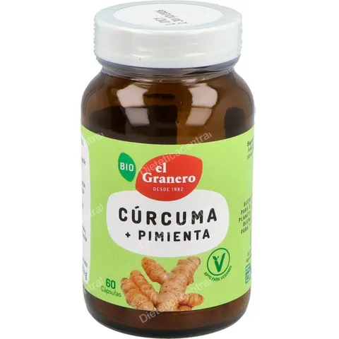 El Granero Integral Curcuma pimienta 60 cápsulas – imagen 3