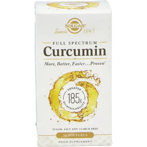 Solgar FULL SPECTRUM CÚRCUMA 30 Perlas – imagen 3