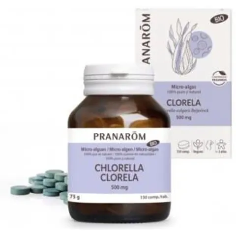 Pranarôm Clorela 500 mg BIO 150 comp – imagen 2
