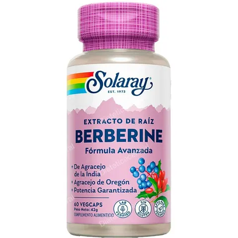 Solaray Berberine 60 Cápsulas Vegetales – imagen 2