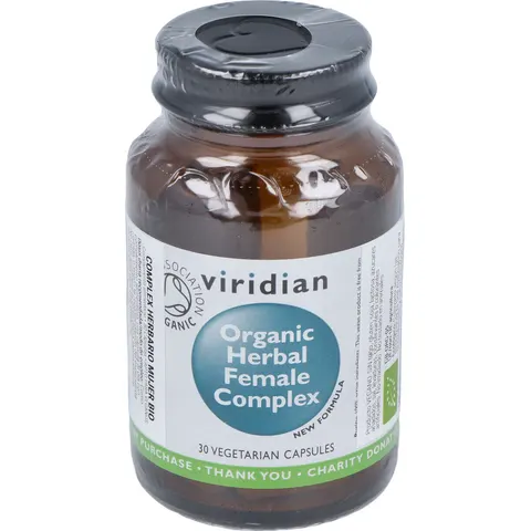 Viridian COMPLEX HERBARIO MUJER BIO 30 VCaps – imagen 3