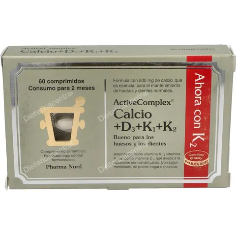 ActiveComplex® Calcio + D3 + K1+ K2 60 Comprimidos – imagen 3