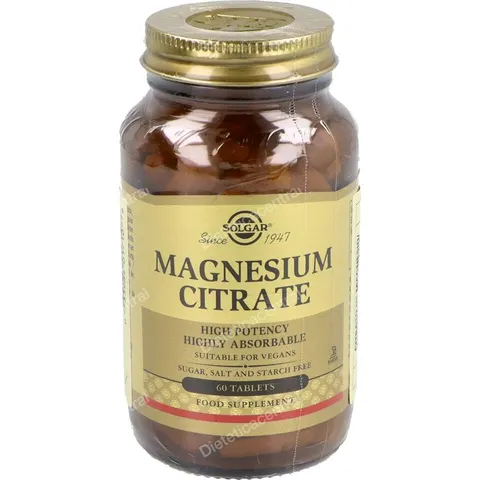 Solgar CITRATO DE MAGNESIO 60 Tabs – imagen 4