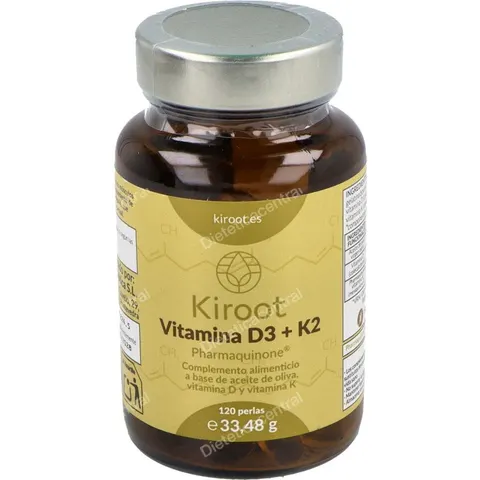 Kiroot Vitamina D3+K2 120 Perlas – imagen 3