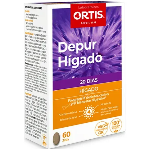 Ortis Depur Higado 60 Tabs – imagen 2