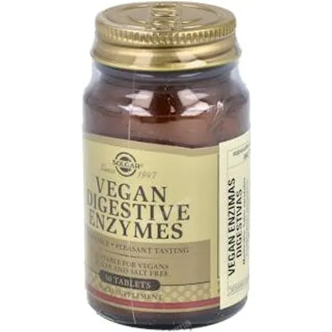 Solgar Vegan Enzimas Digestivas 50 Tabs – imagen 3