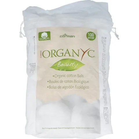 Organyc bolas de algodon 100ud. – imagen 2