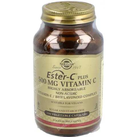 Solgar ester c plus 500mg. 100vegicaps – imagen 3