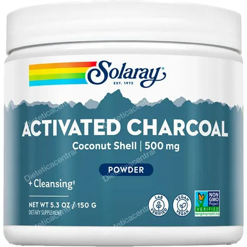 Solaray Carbón Activado de Coco 75 gr 75 gr – imagen 2
