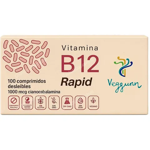 Veggunn vitamina b12 flash 100comp. – imagen 2