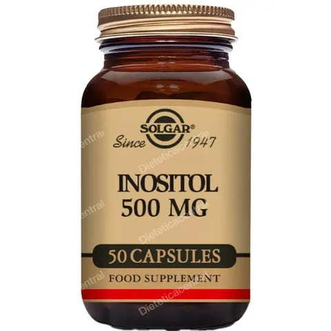 Solgar Inositol 500mg 50 cápsulas – imagen 2