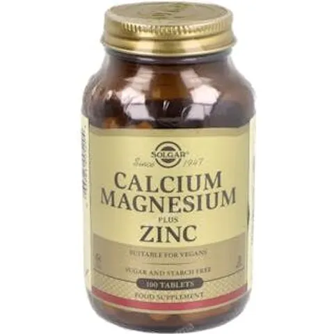 Solgar calcio magnesio plus zinc 100com – imagen 2