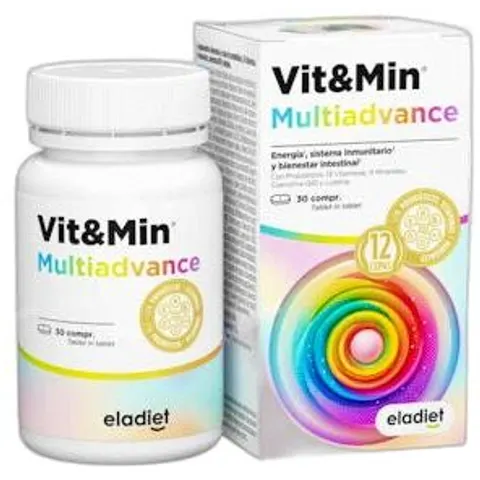 Eladiet Vit&Min Multiadvance 30 Comprimidos – imagen 2