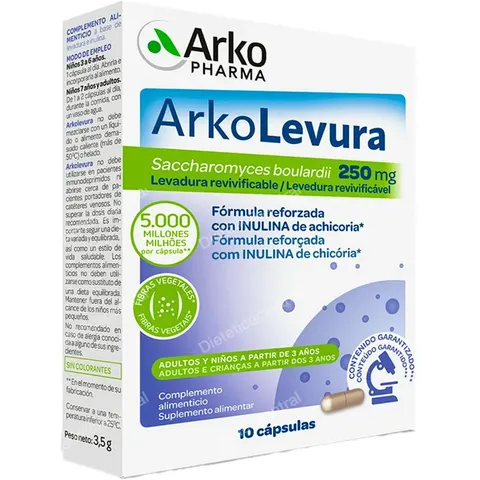 Arkopharma arko levura 250mg 10cap. – imagen 3