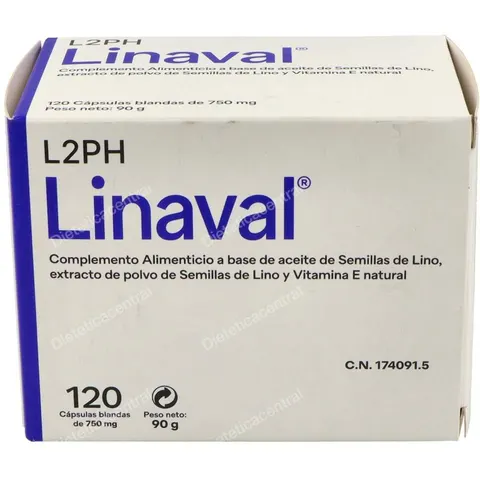 L2Pharma Linaval 120 Cápsulas – imagen 2