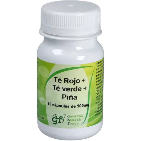 Ghf te verde+te rojo+piña 60cap. – imagen 2