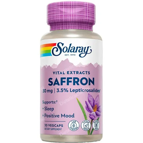 Solaray saffron 30 veg caps – imagen 2